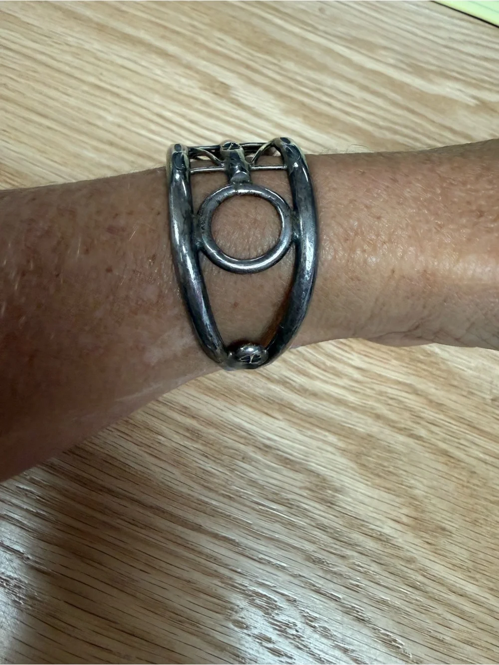 Sterling Silver Openwork Cuff Bracelet